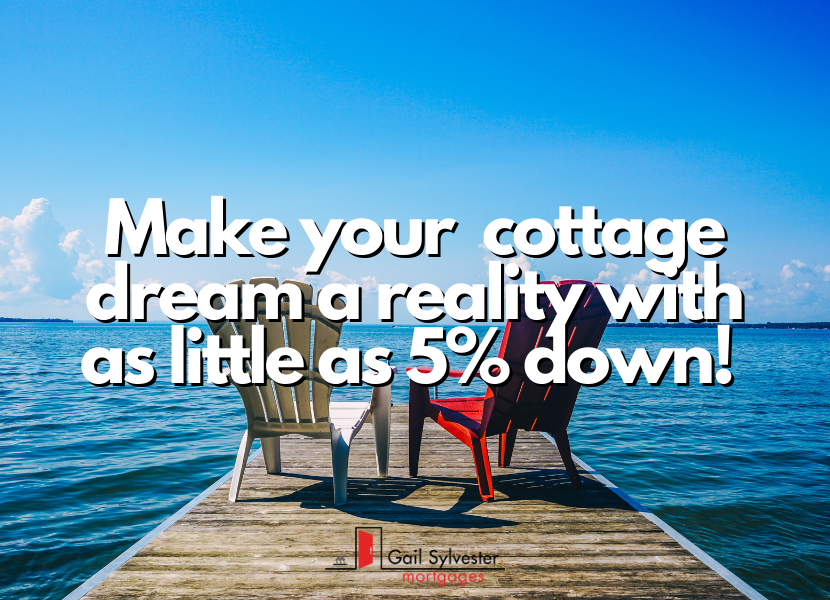 Make your Cottage Dream a Reality with as little as 5% down!